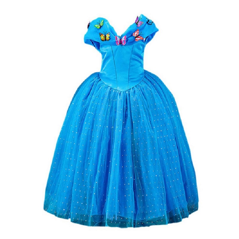 01301new-girls-movie-cosplay-costume-fairy-cinderella-princess-dress-fancy-bows-party-performances-dresses-kids