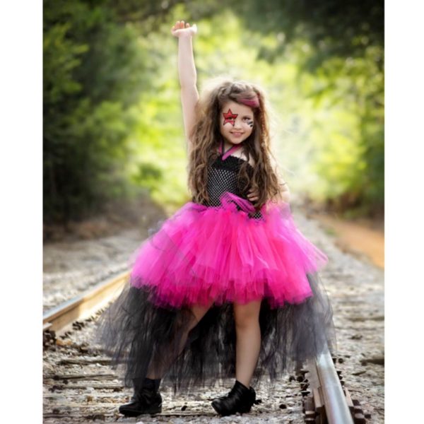 01705-rockstar-queen-girls-dress-birthday-outfit-photo-prop-halloween-costume-little-girl-tutu-dress-funking-girls-dresses