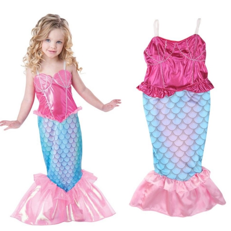 05503-the-little-mermaid-ariel-kids-girls-dresses-princess-cosplay-halloween-costume