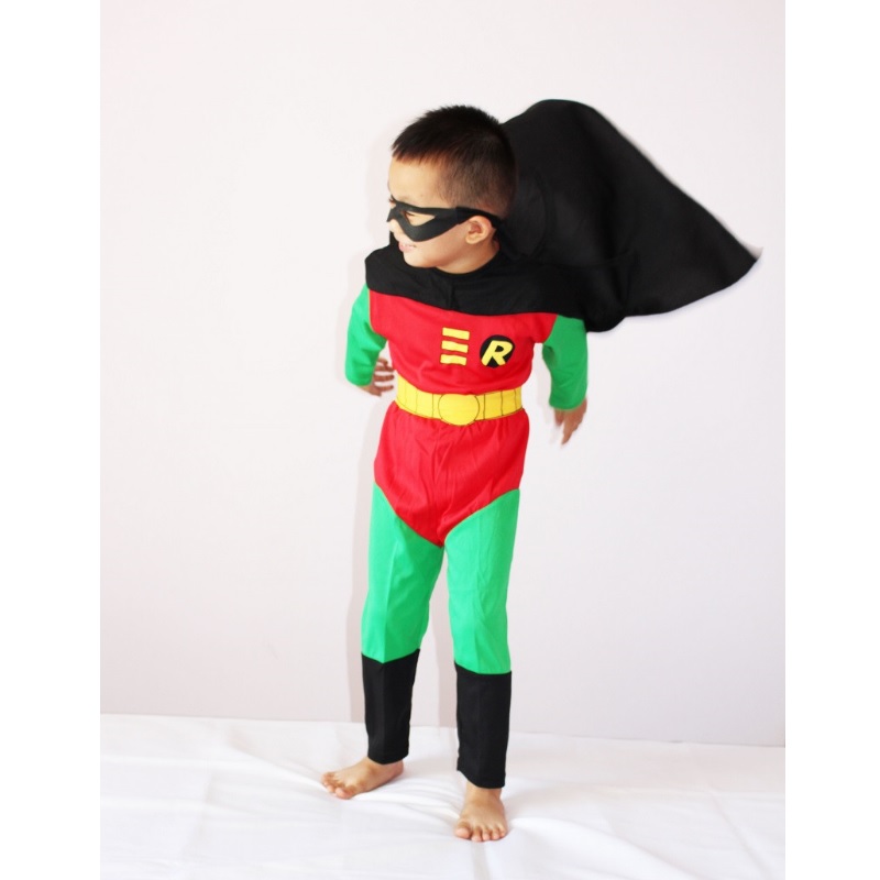 14601-robin-costume-halloween-costume-for-kids-boy-anime-role-playing-disfraces-carnival-toddler-costume