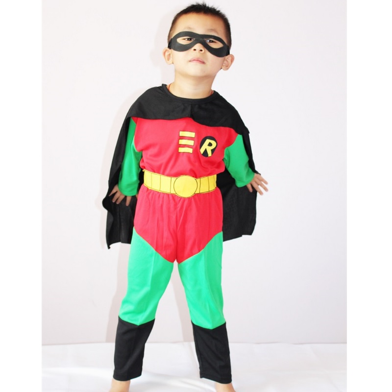 14602-robin-costume-halloween-costume-for-kids-boy-anime-role-playing-disfraces-carnival-toddler-costume