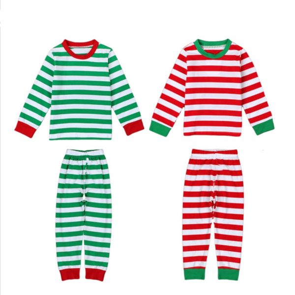 15001-new-years-christmas-pajamas-kids-winter-striped-fashion-long-sleeve-boys-girls-pajamas-sets