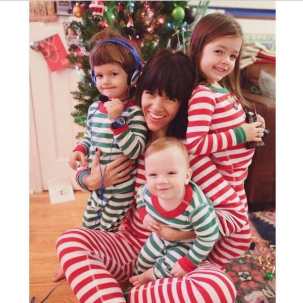 15003-new-years-christmas-pajamas-kids-winter-striped-fashion-long-sleeve-boys-girls-pajamas-sets