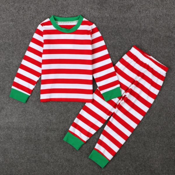 15005-new-years-christmas-pajamas-kids-winter-striped-fashion-long-sleeve-boys-girls-pajamas-sets