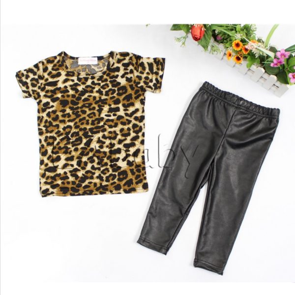 15602-kids-girls-clothes-set-leopard-printed-t-shirt-pu-skinny-leather-pants-legging