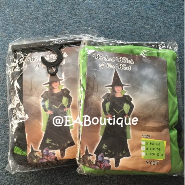 16006-kids-girls-green-witch-costumes-sets-girls-halloween-outfits-include-hat-and-dress
