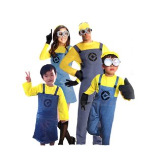 16601-halloween-kids-cartoon-minions-costume-family-matching-halloween-scary-clothing-set