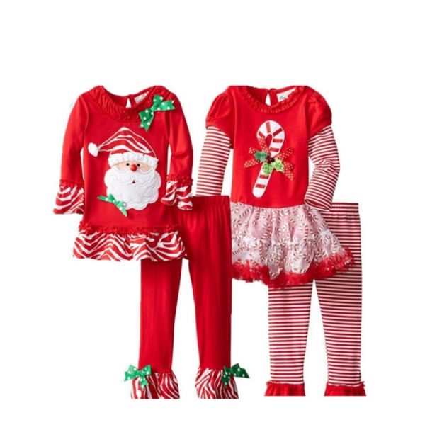 16801-christmas-costume-beautiful-mesh-ruffle-long-sleeve-t-shirt-with-bell-bottom-trousers