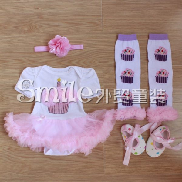 17102-summer-style-baby-girl-clothes-cotton-infant-clothing-set-baby-tutu-set-include-headwear-leg-warmer-shoes