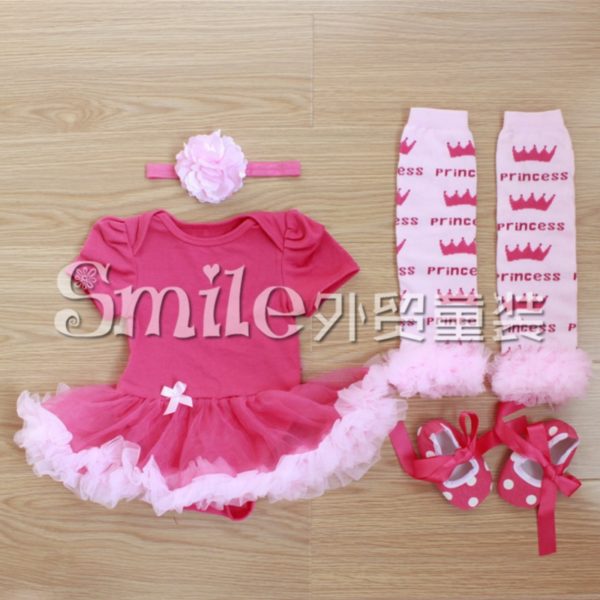 17103-summer-style-baby-girl-clothes-cotton-infant-clothing-set-baby-tutu-set-include-headwear-leg-warmer-shoes