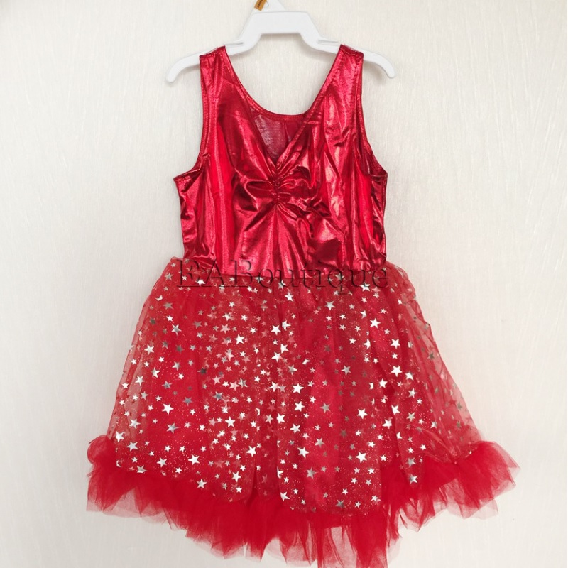 Christmas dress Beautiful pearlite layer with bling star lace mesh tutu ...