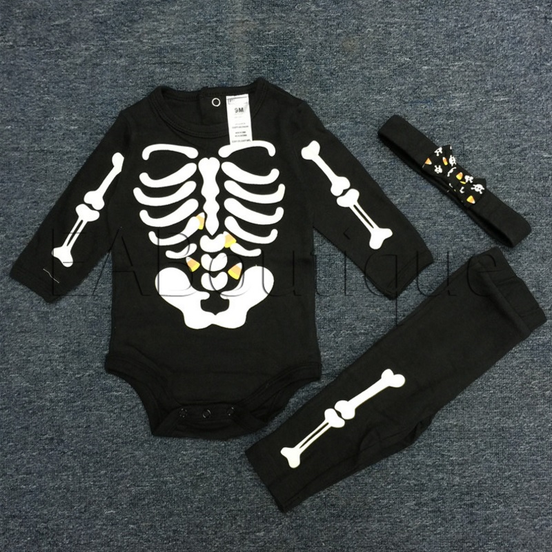 19504-night-light-cotton-baby-costume-skull-full-sleeve-romper-with-headband-pp-pants-3-pieces-set-newborn-baby-girl-clothes