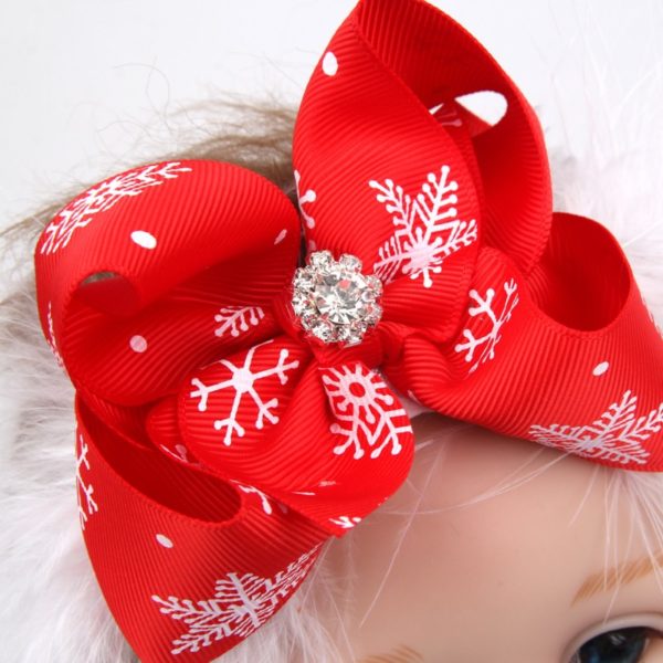 20004-christmas-headwear-fashion-cotton-fabric-girls-headwear-bling-bling-paillette-bow-flower-baby-headband