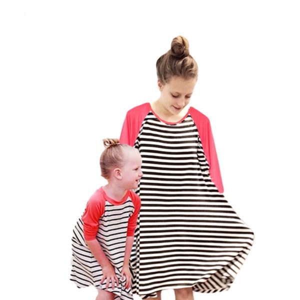20101-casual-style-striped-long-sleeve-dress-vestido-mother-daughter-dresses
