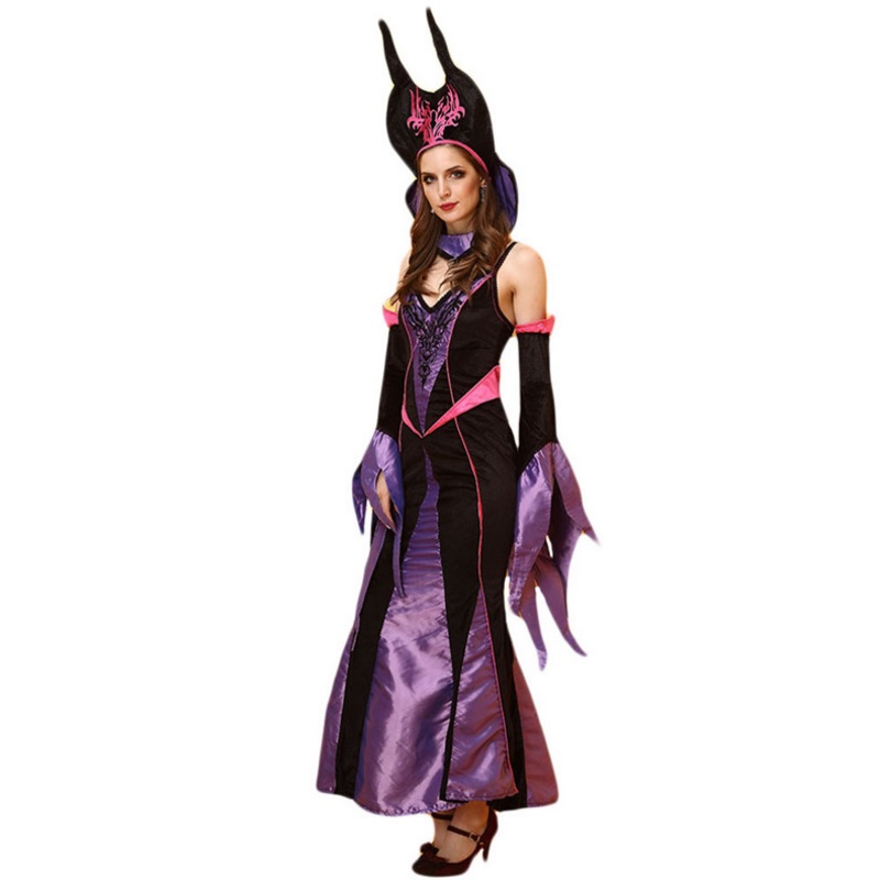 21502-halloween-wicth-costume-queen-dress-dress-cloak-bar-game-cosplay-costume