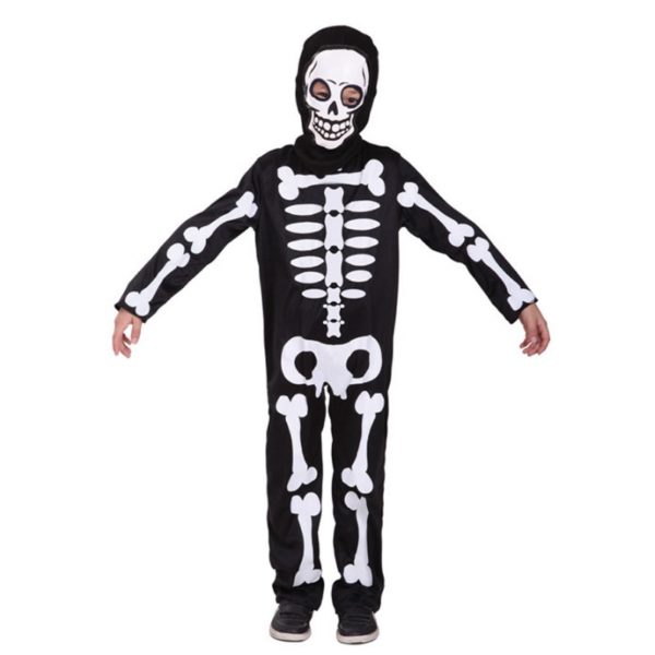 37201-cosplay-ghost-costume-party-clothing-for-kids-knitted-black-hooded-robe-skull-costumes