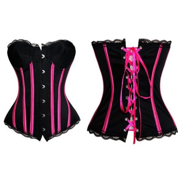 39301-womens-overbust-corset-gothic-bustiers-strapless-lace-up-bustier-stripe-corset