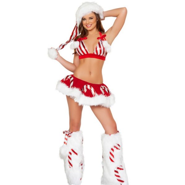42301-christmas-xmas-red-fur-santa-claus-hood-costume-outfit-dress-set-clothes-with-hat-and-leg-festive