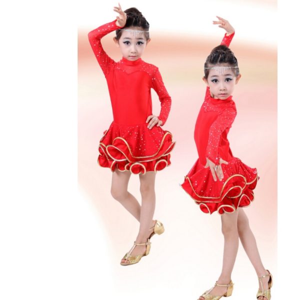 52305-latin-dance-dress-tango-samba-rosy-black-red-yellow-competition-stage-professional-girl-child-dress-costume
