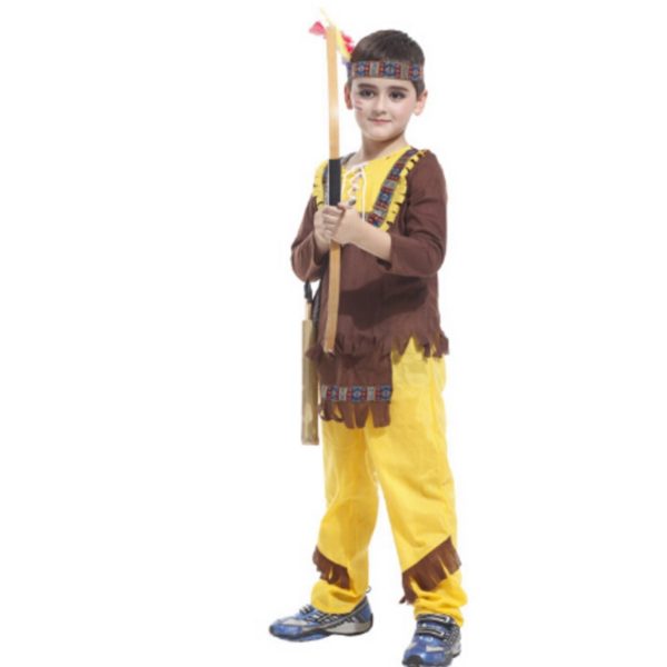 55702-indian-cosplay-costume-children-shirtpantheadwear-birthday-gift-party-clothing-set