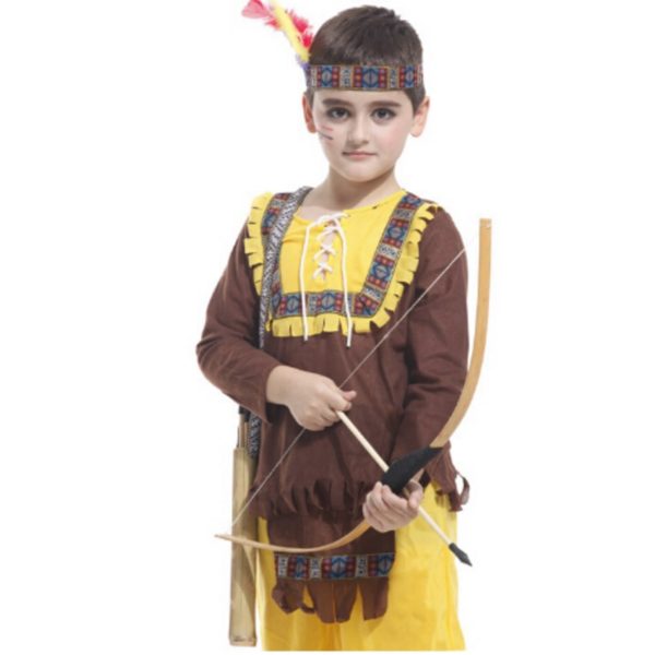 55703-indian-cosplay-costume-children-shirtpantheadwear-birthday-gift-party-clothing-set
