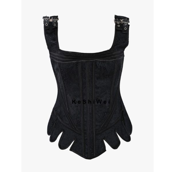 61202-black-vintage-gothic-corset-steampunk-overbust-bustier