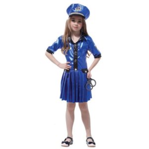81501 Policewoman Costume For Girls