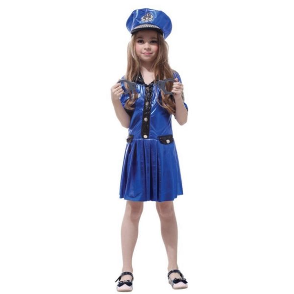 81505 Policewoman Costume For Girls