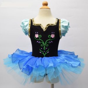 81601 Girls Kid Dancing Dress Queen Princess Elsa Anna Ballet Tutu Skirt