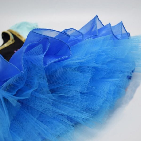 81605 Girls Kid Dancing Dress Queen Princess Elsa Anna Ballet Tutu Skirt