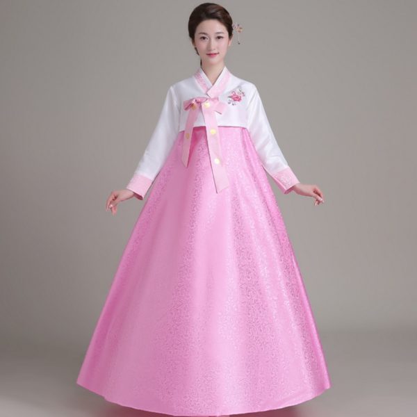 84704 Women Korean Traditional Costume Long Sleeve Hanbok Korean Dress Halloween Cosplay Costume