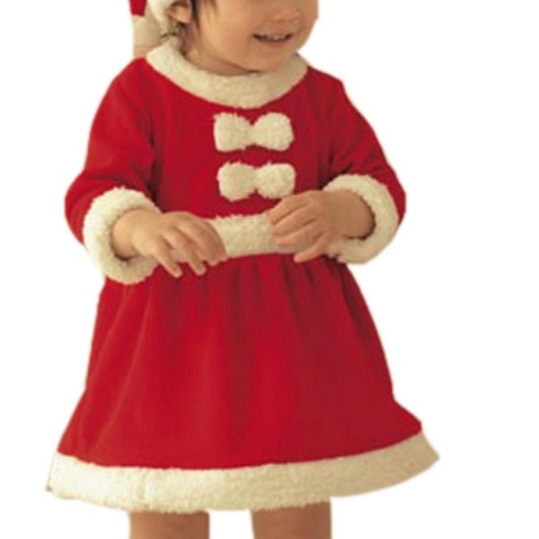 85404 Boy Girl Cute Clothes Santa Claus Cosplay Costumes