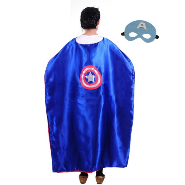 85603 Adult Superhero Capes and Masks Superman Capes Spiderman Batman Cape For Party Cosplay Costumes