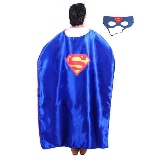 85604 Adult Superhero Capes and Masks Superman Capes Spiderman Batman Cape For Party Cosplay Costumes