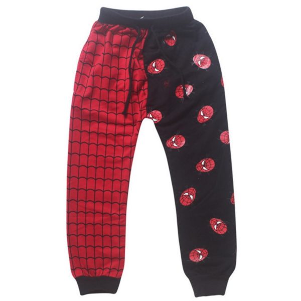 86303 Children Boys and Girls Casual Trousers Pants Spiderman Printing Cotton Harem Pants