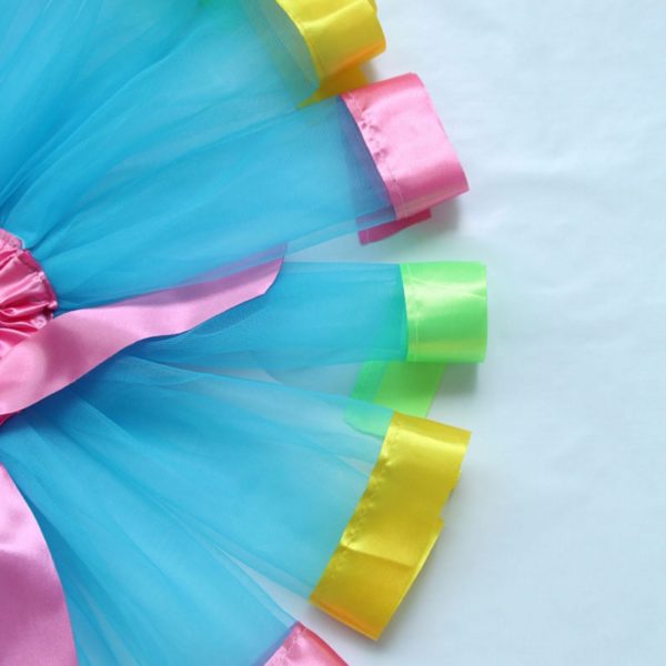 86606 Princess Tutu Skirts For Girls Party Net Yarn Performance Skirts
