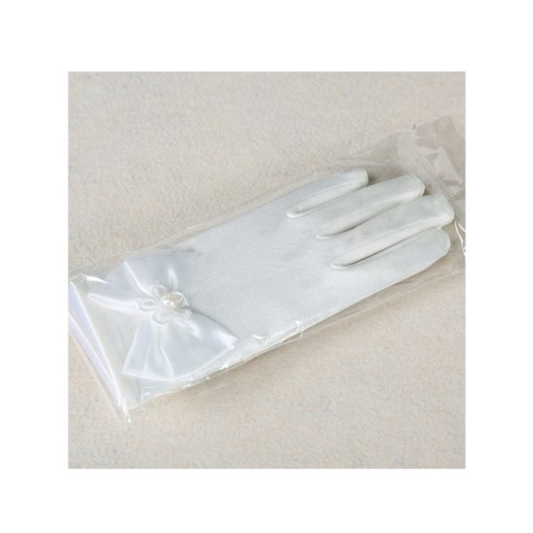 86706 Girls Princess Gauze Gloves Wedding Accessories