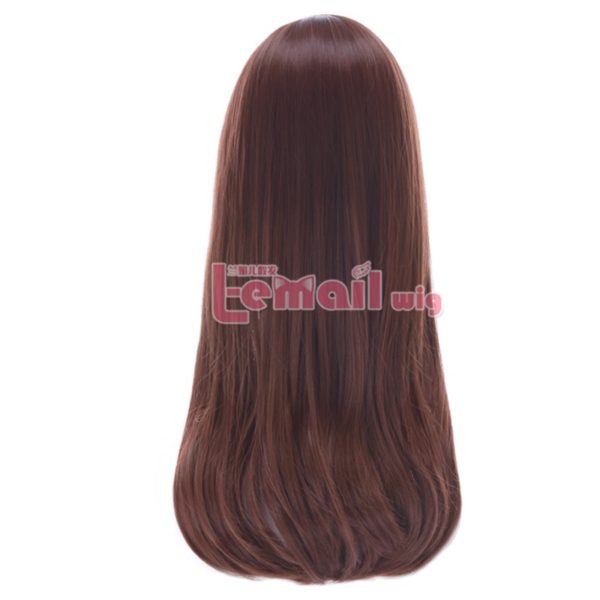 87005 DVA Wigs Long Straight Dark Brown Synthetic Hair Wig