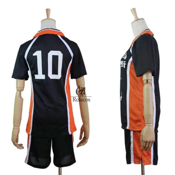 87102 Haikyuu Cosplay Costume Karasuno High School Volleyball Club Hinata Shyouyou Sportswear Jerseys Uniform