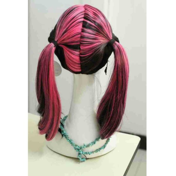88304 Lady Curly Wavy Synthetic Monster High Draculaura Cosplay Party Wig India Hair