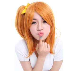 88401 Short Orange Synthetic Hair Anime Kousaka Honoka Love Live Wig Cosplay