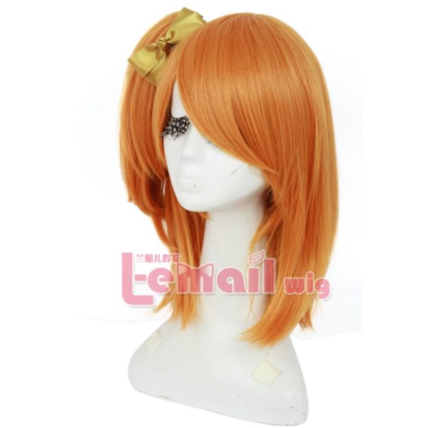 88403 Short Orange Synthetic Hair Anime Kousaka Honoka Love Live Wig Cosplay