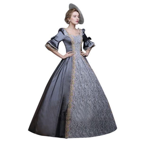 89002 Medieval Renaissance Victorian Dresses Princess Ball Gowns Dresses Masquerade Costumes
