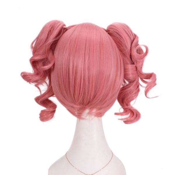 89603 Short Pink Ponytail Cosplay Wig