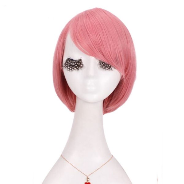 89605 Short Pink Ponytail Cosplay Wig