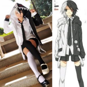 89801 Black and White Cosplay Anime Dangan Ronpa 2 Monokuma Cosplay Costume