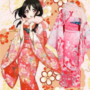 90701 Japanese Anime Love Live Kimono Cosplay Yazawa Nico Cosplay Costume