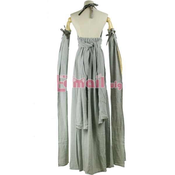 92204 Grey Game Of Thrones Daenerys Targaryen Dress Cosplay Costume