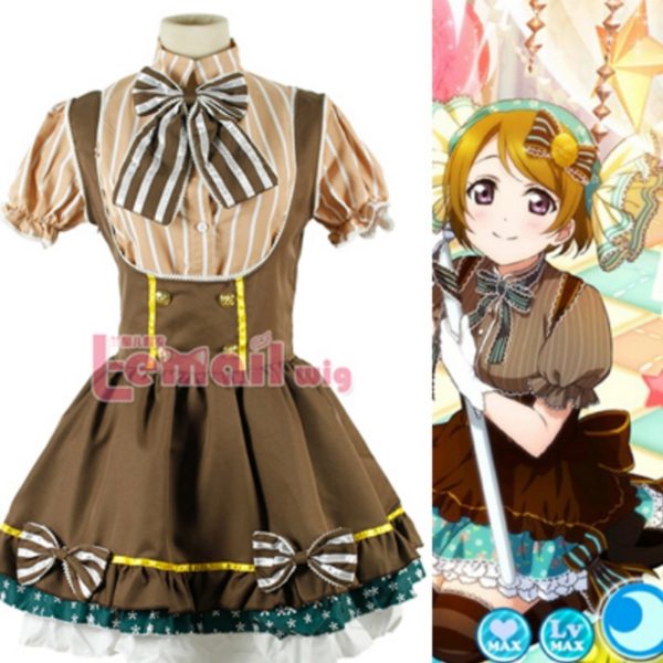 92401 Anime Love Live Candy Maid Cosplay Koizumi Hanayo Cosplay Costume