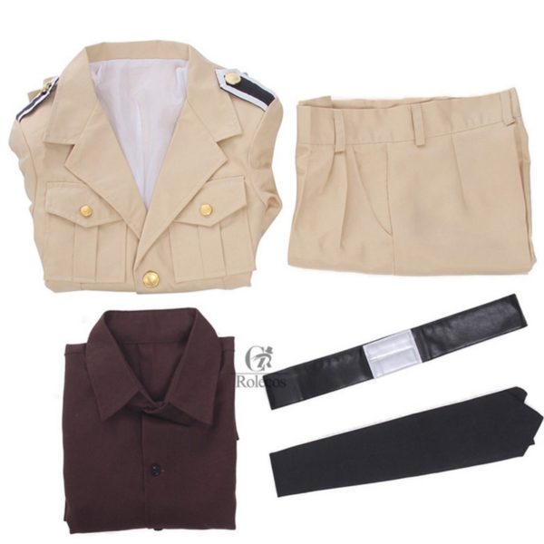 93005 Anime APH Cosplay Costumes Axis powers Ludwig Cosplay Costumes Italy Military Uniform